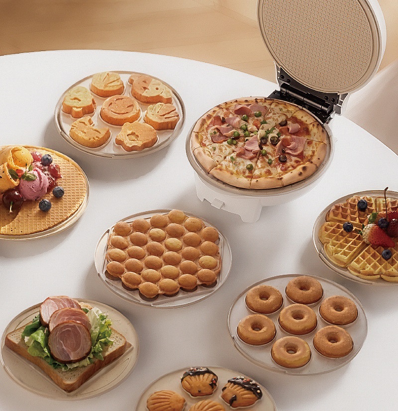 750W Mini Sandwich Maker Elect - Mini Waffle Maker Machine ulasan dan harga
