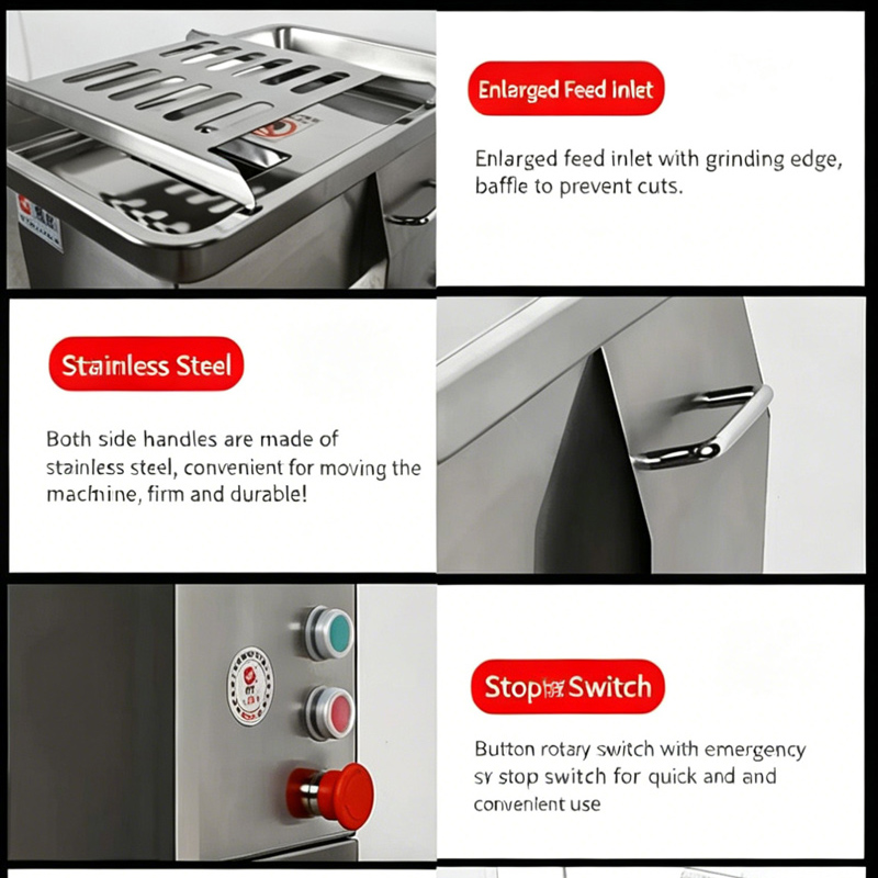 110V/220V Electric Meat Slicer - Automatic Meat Slicer Home ulasan dan harga