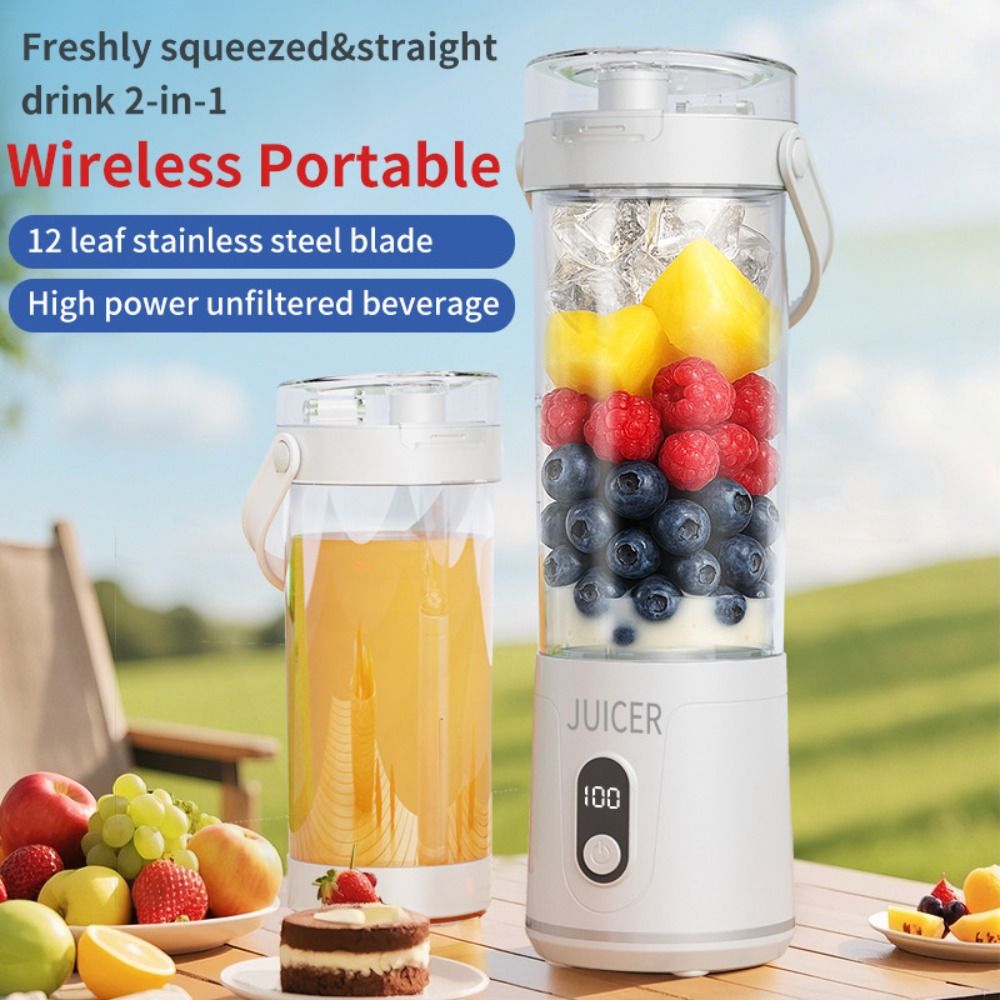 600ML Capacity Portable Blende - Portable Blender Usb Rechargeable ulasan dan harga