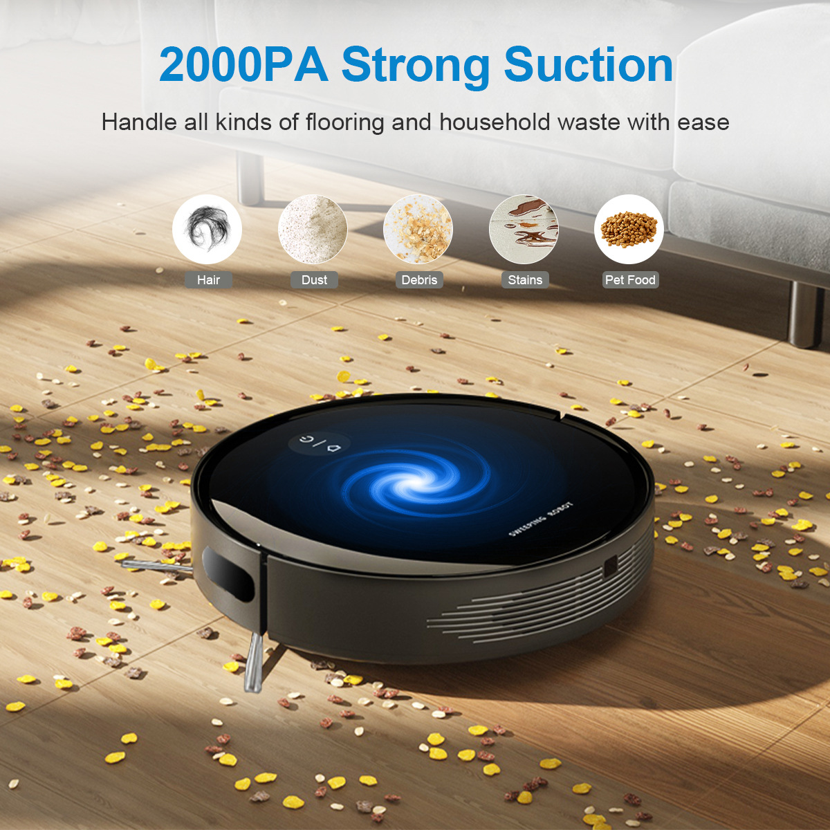 Smart Robot Vacuum Auto‑Rechar - Small Appliances ulasan dan harga