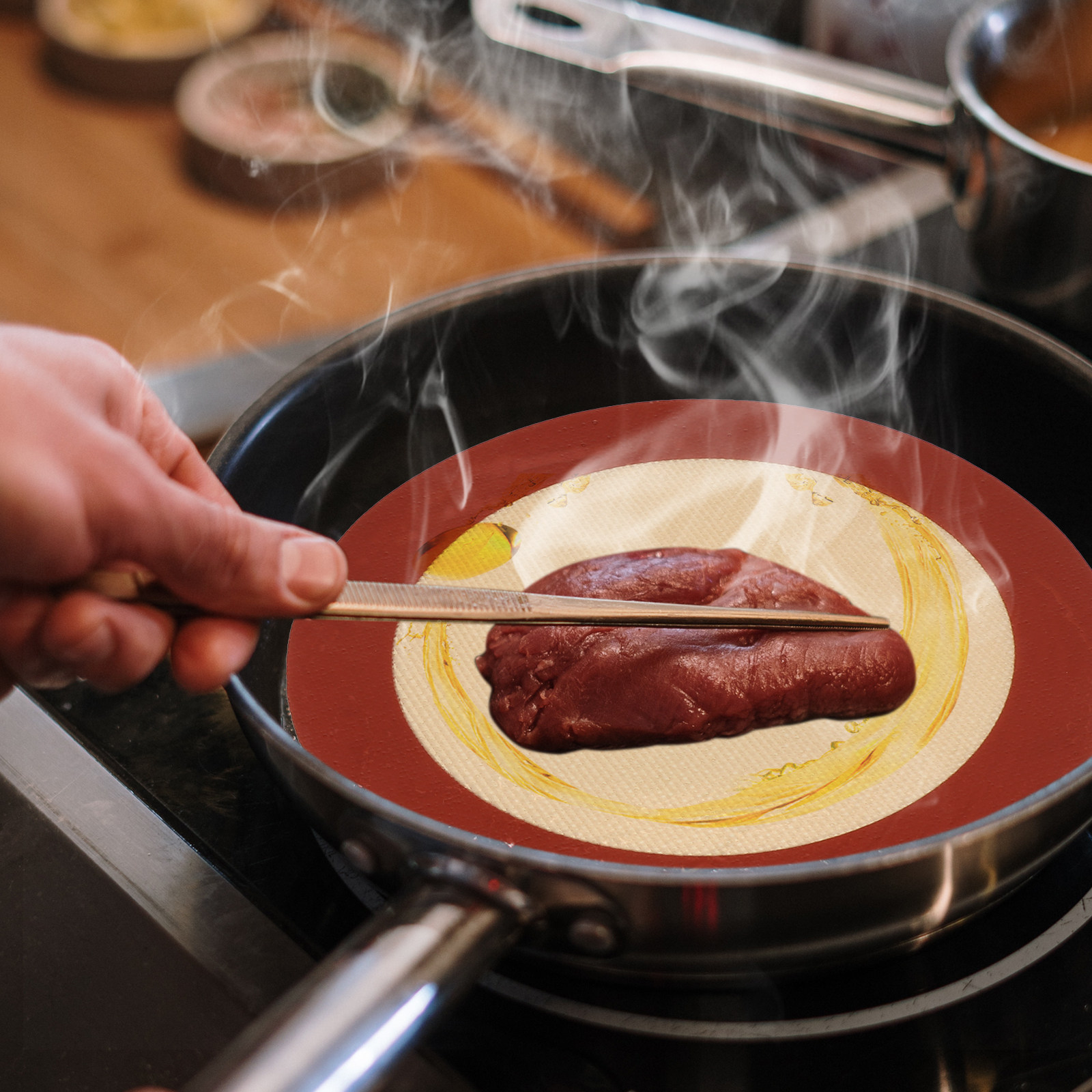 8-Inch Silicone Air Fryer Line - Air Fryer Silicone Pot Liner ulasan dan harga