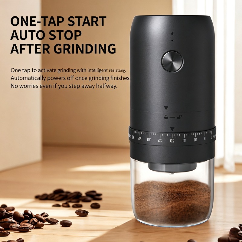 Portable USB Electric Cafeteir - Coffee Bean Grinder Electric ulasan dan harga