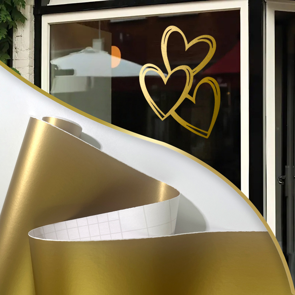 1Roll Matte Gold Vinyl Roll Pe - Home Appliances ulasan dan harga