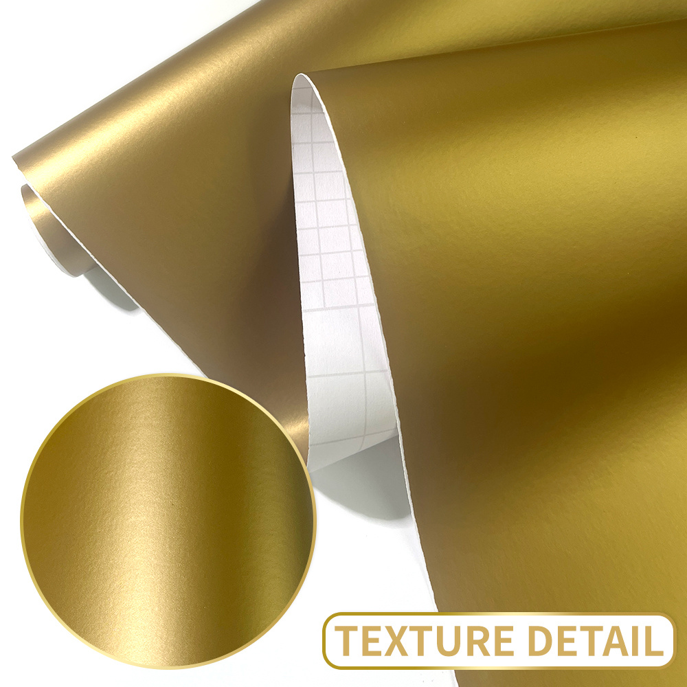 1Roll Matte Gold Vinyl Roll Pe - Home Appliances ulasan dan harga