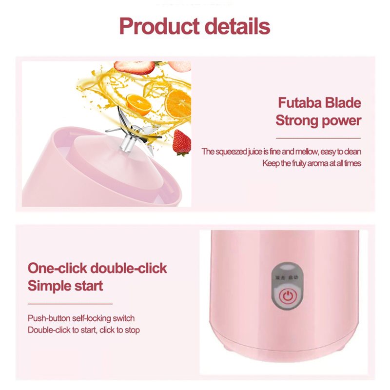 ABBP-Usb Rechargeable Portable - Portable Blender Usb Rechargeable ulasan dan harga