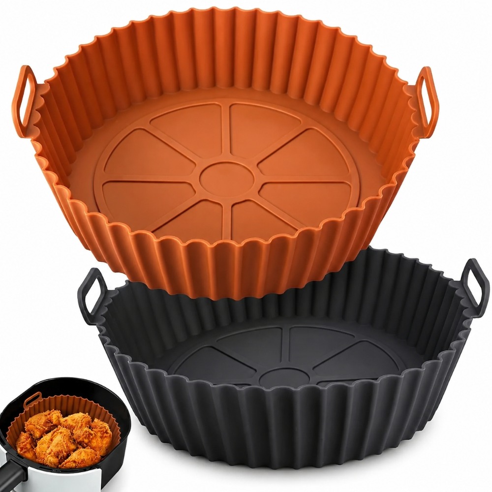 Air Fryer Silicone Basket Reus - Air Fryer Silicone Pot Liner ulasan dan harga
