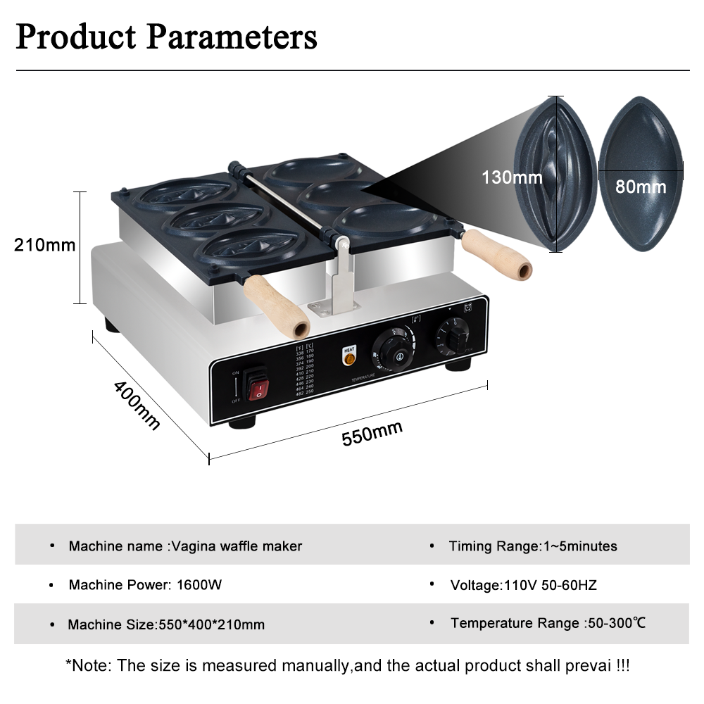 220VCommercial Snack Food Bake - Mini Waffle Maker Machine ulasan dan harga