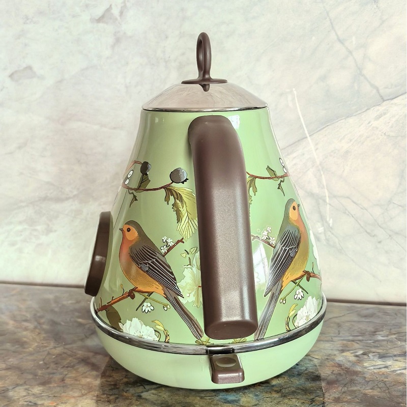 1.7L Retro Pink Floral Electri - Electric Kettle Temperature Control ulasan dan harga