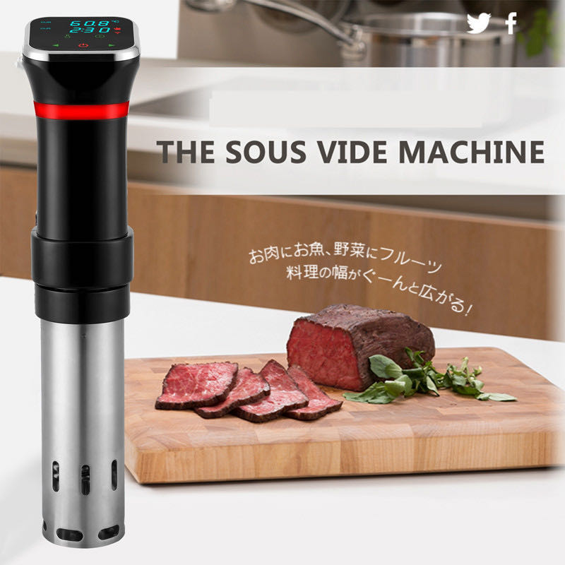 Portable 1100W Vacuum Food Sou - Digital Sous Vide Precision Cooker ulasan dan harga