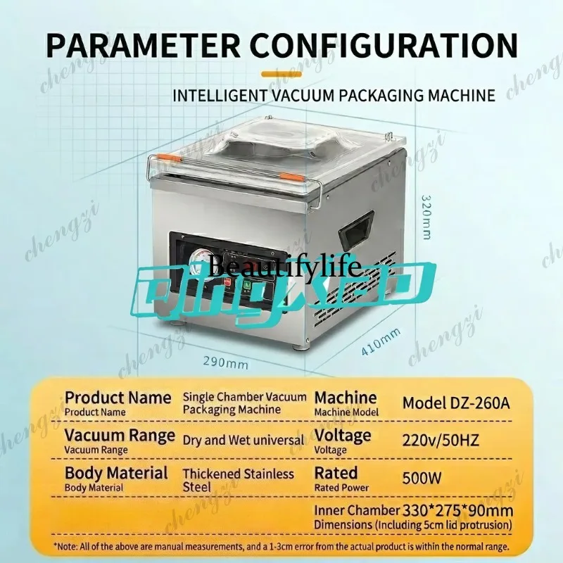 K182 Commercial Automatic Food - Food Vacuum Sealer Machine ulasan dan harga
